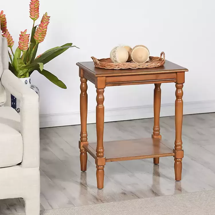 Honey Wood Sybil Accent Table>Kirklands Home Fashion