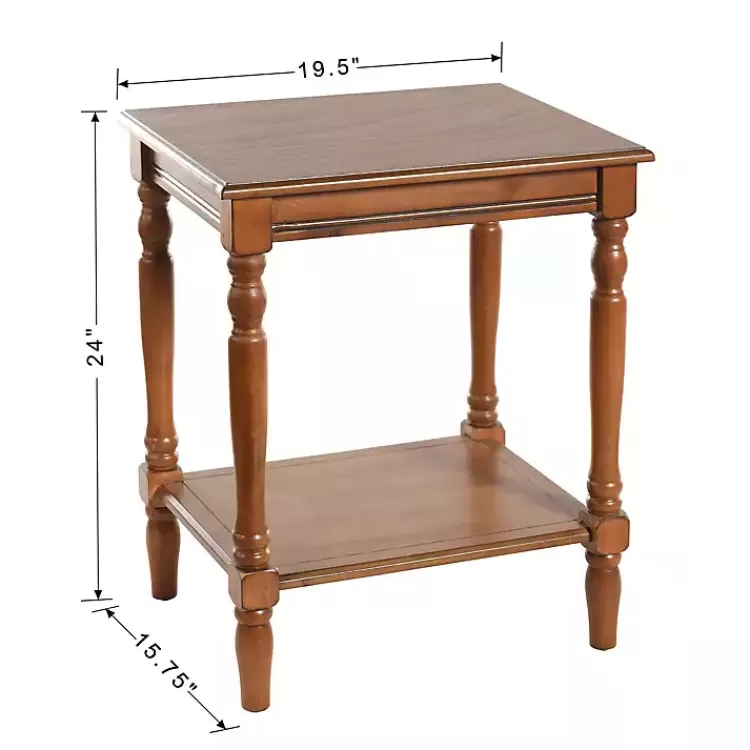 honey_brown_wood_sybil_accent_table_5.webp Honey Wood Sybil Accent Table>Kirklands Home Fashion