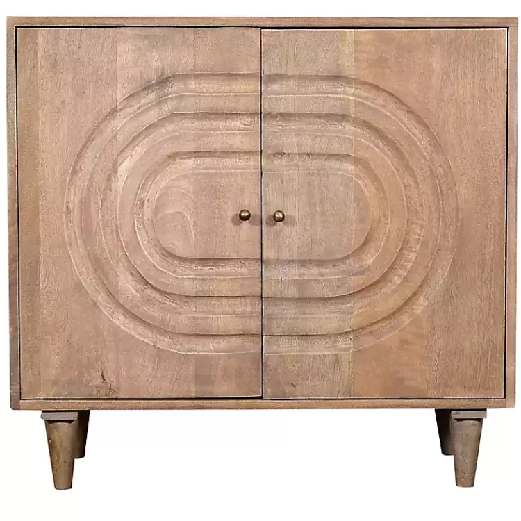 Honey Mango Wood Carved Cabinet>Kirklands Home Best Sale