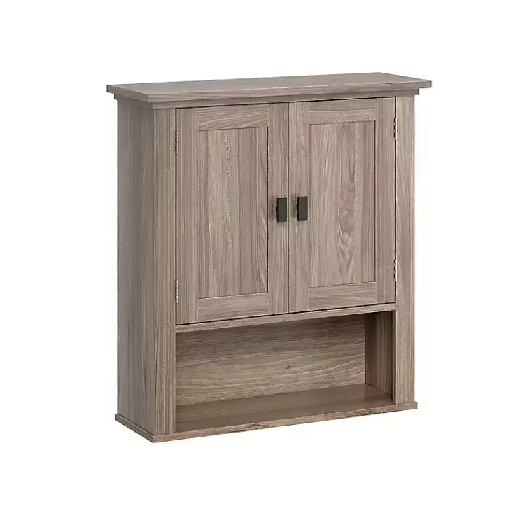 Honey Woodgrain Wall-Mounted Cabinet>Kirklands Home Outlet
