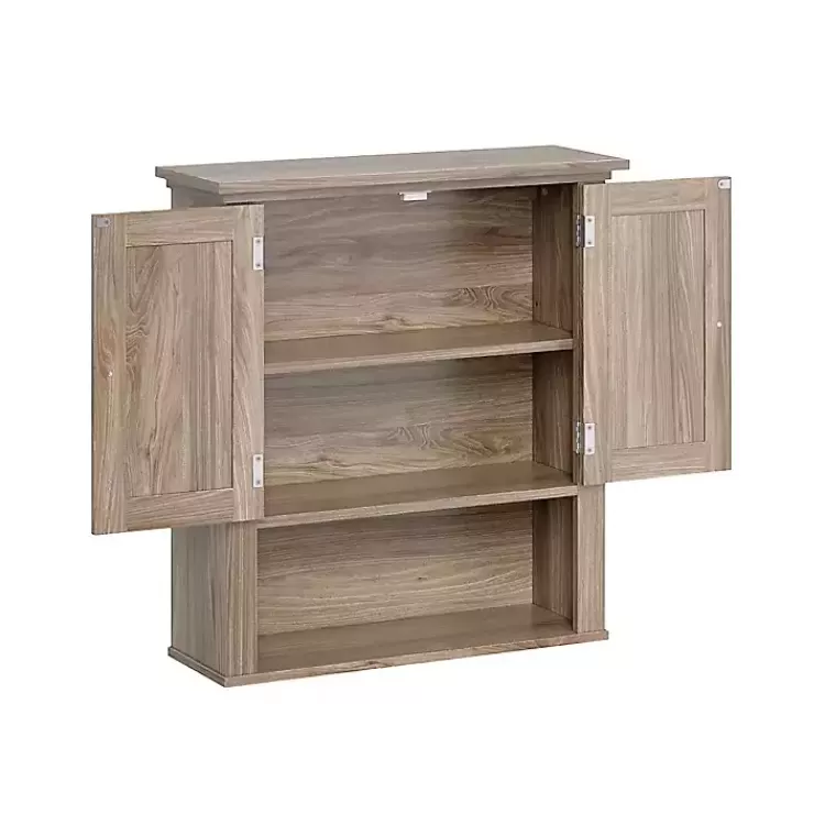 honey_woodgrain_wallmounted_cabinet_3.webp Honey Woodgrain Wall-Mounted Cabinet>Kirklands Home Outlet