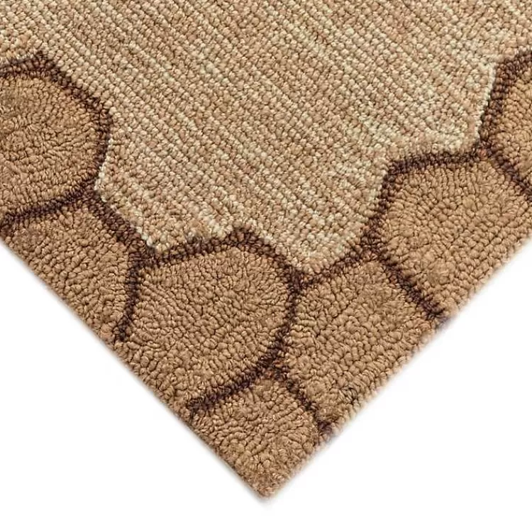 honeycomb_bees_outdoor_area_rug_x_2.webp Honeycomb Bees Outdoor Area Rug, 5x7>Kirklands Home Hot