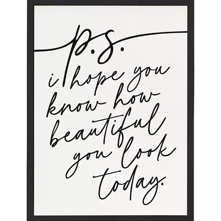 Hope You Know Framed Wall Plaque>Kirklands Home Flash Sale
