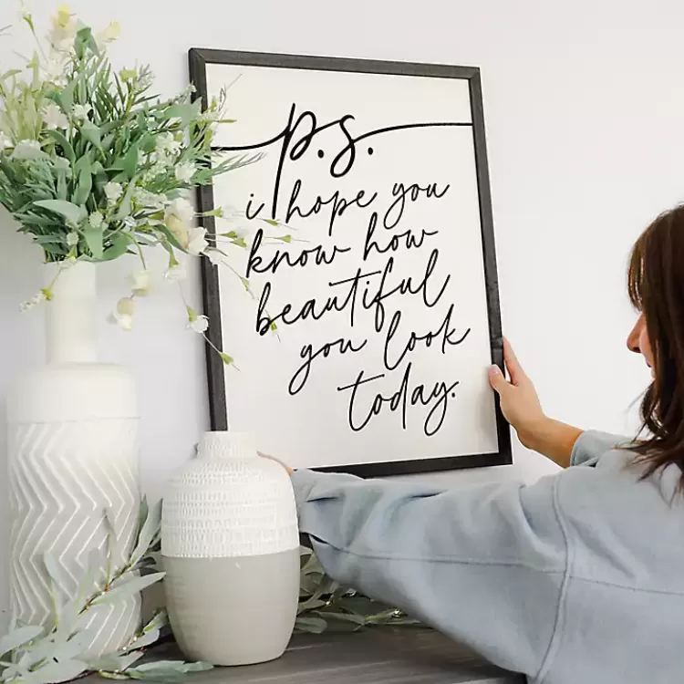 Hope You Know Framed Wall Plaque>Kirklands Home Flash Sale