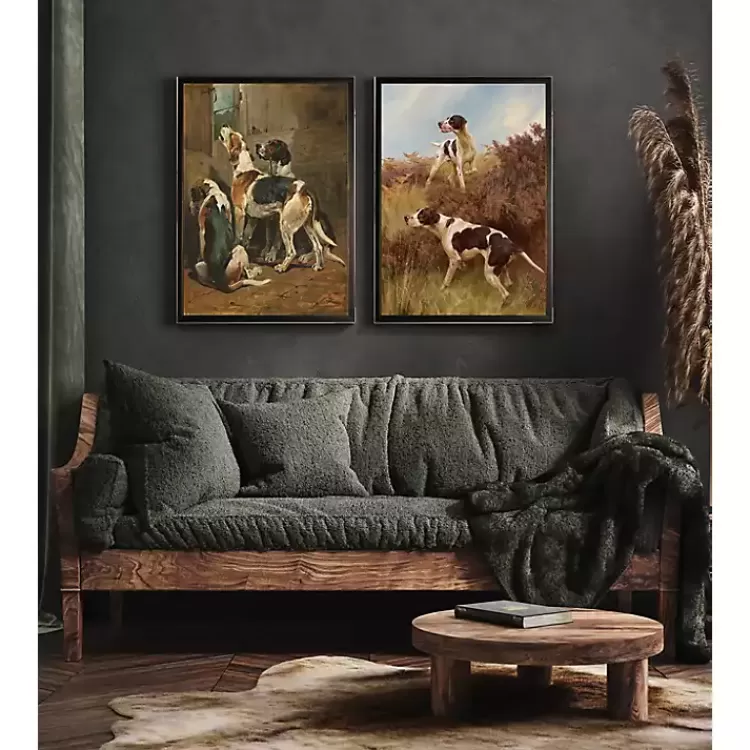Hound Dogs Framed Art Print>Kirklands Home Cheap