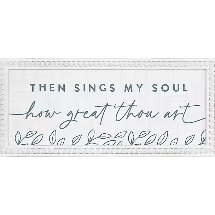 How Great Thou Art Wall Plaque>Kirklands Home Sale