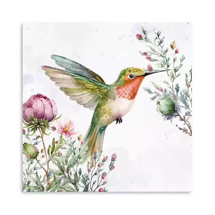 Hummingbird Wildflower I Canvas Art Print>Kirklands Home Best