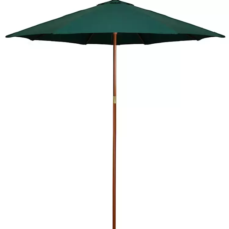Hunter 8 ft. Wooden Pulley Umbrella>Kirklands Home Cheap