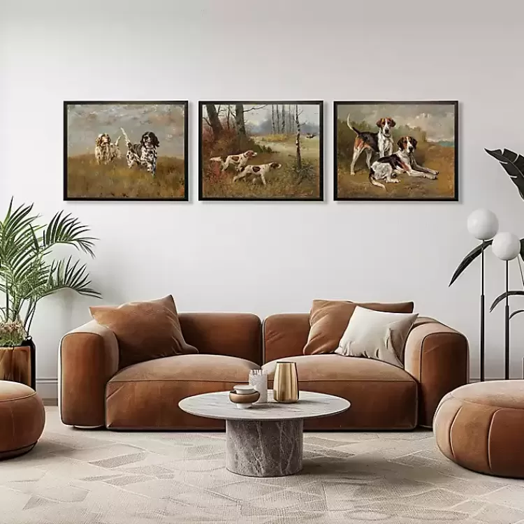 Hunting Dogs Framed Art Print>Kirklands Home Cheap