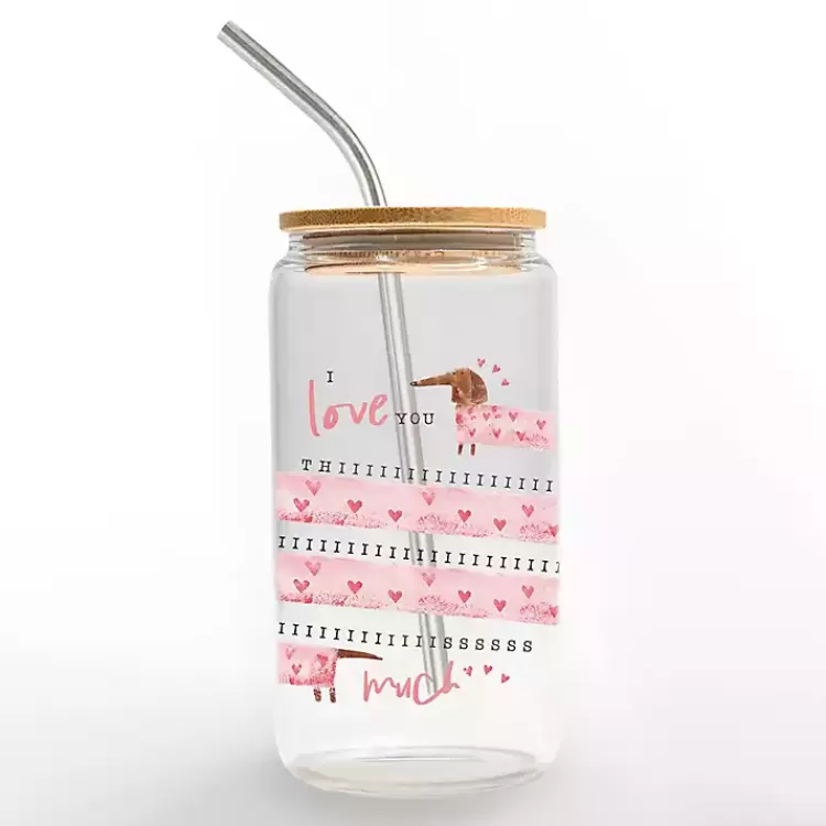 I Love You Thiiiiis Much Glass Tumbler>Kirklands Home Hot