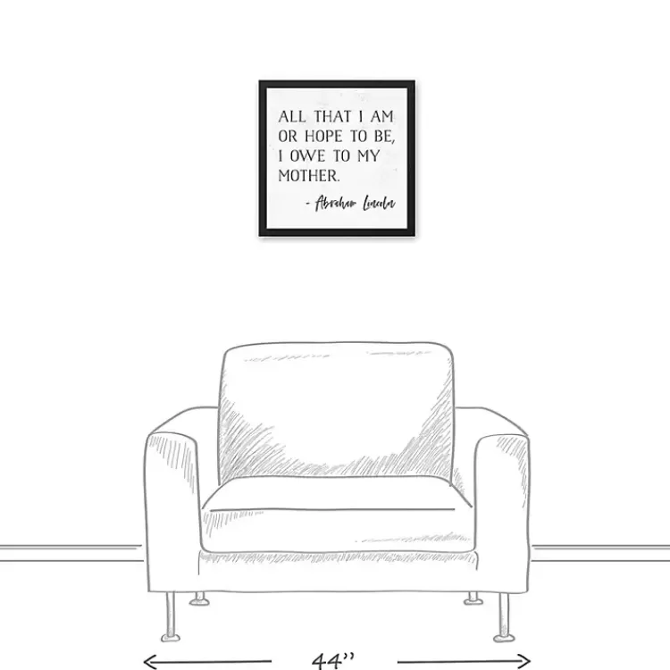 i_owe_to_my_mother_framed_canvas_art_print_2.webp I Owe to My Mother Framed Canvas Art Print>Kirklands Home Best