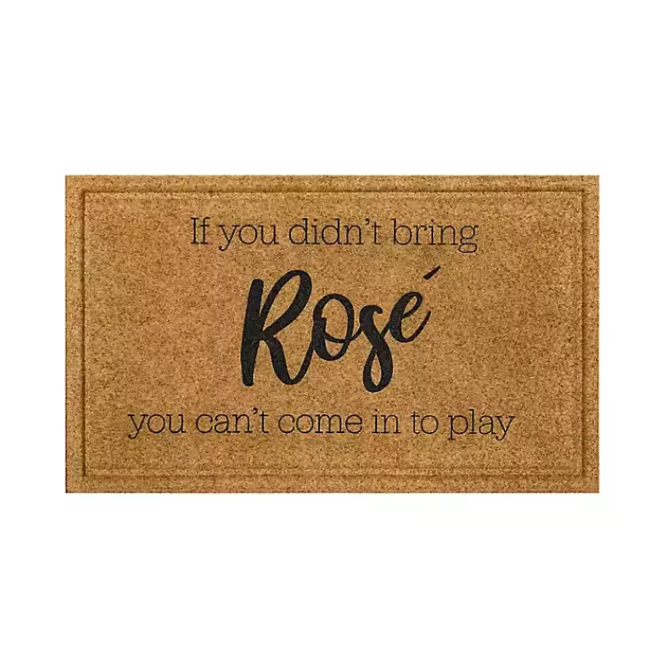 If You Didn't Bring Rose Welcome Mat>Kirklands Home Store