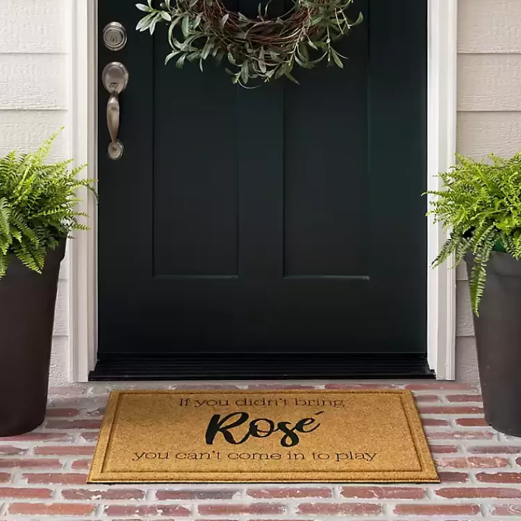 If You Didn't Bring Rose Welcome Mat>Kirklands Home Store