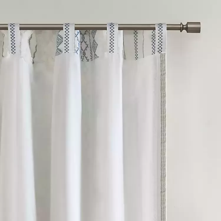 imani_blue_chenille_stripe_curtain_panel__in_3.webp Imani Chenille Stripe Curtain Panel, 95 in.>Kirklands Home Store
