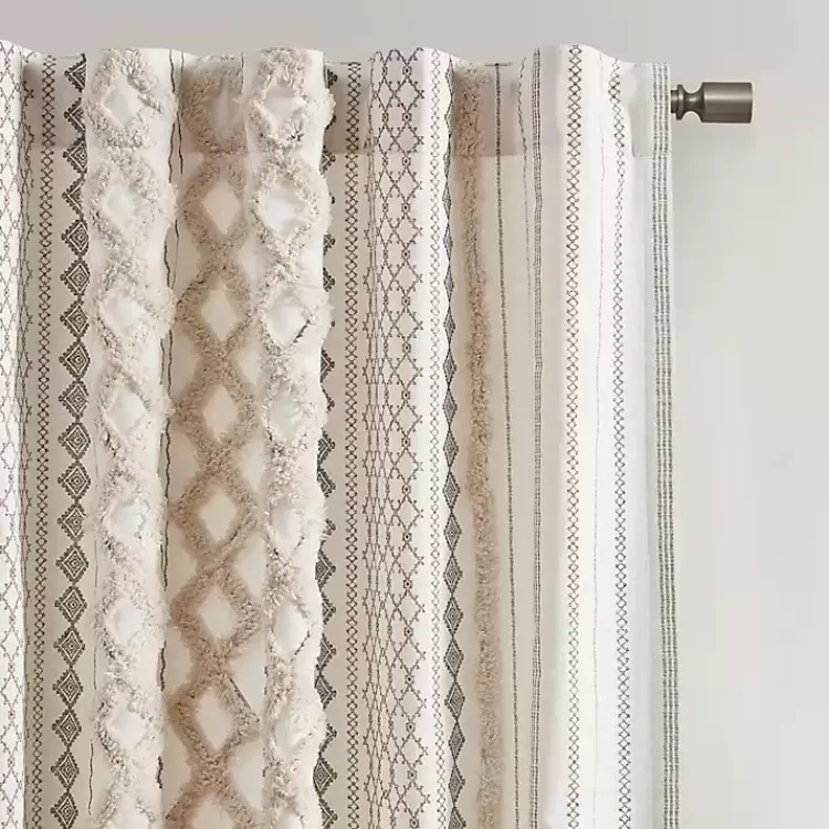 imani_cream_chenille_stripe_curtain_panel__in_3.webp Imani Cream Chenille Stripe Curtain Panel, 84 in.>Kirklands Home Hot
