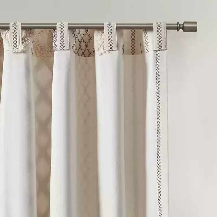 imani_cream_chenille_stripe_curtain_panel__in_4.webp Imani Cream Chenille Stripe Curtain Panel, 84 in.>Kirklands Home Hot