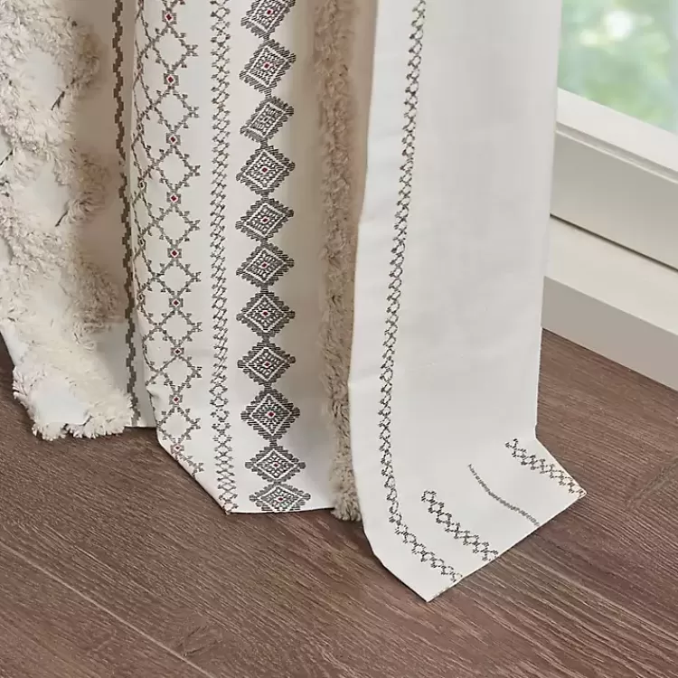 imani_cream_chenille_stripe_curtain_panel__in_5.webp Imani Cream Chenille Stripe Curtain Panel, 84 in.>Kirklands Home Hot