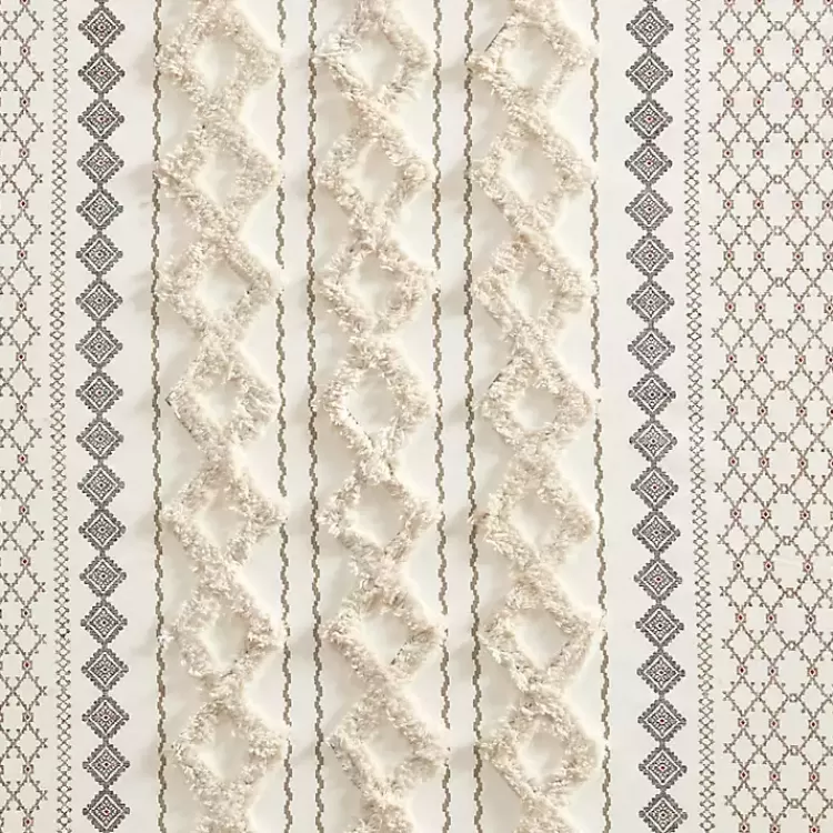 imani_cream_chenille_stripe_curtain_panel__in_7.webp Imani Cream Chenille Stripe Curtain Panel, 84 in.>Kirklands Home Hot