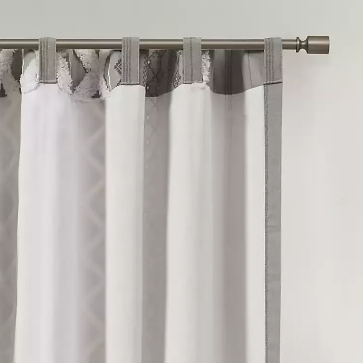imani_gray_chenille_stripe_curtain_panel__in_4-1.webp Imani Chenille Stripe Curtain Panel, 95 in.>Kirklands Home Fashion