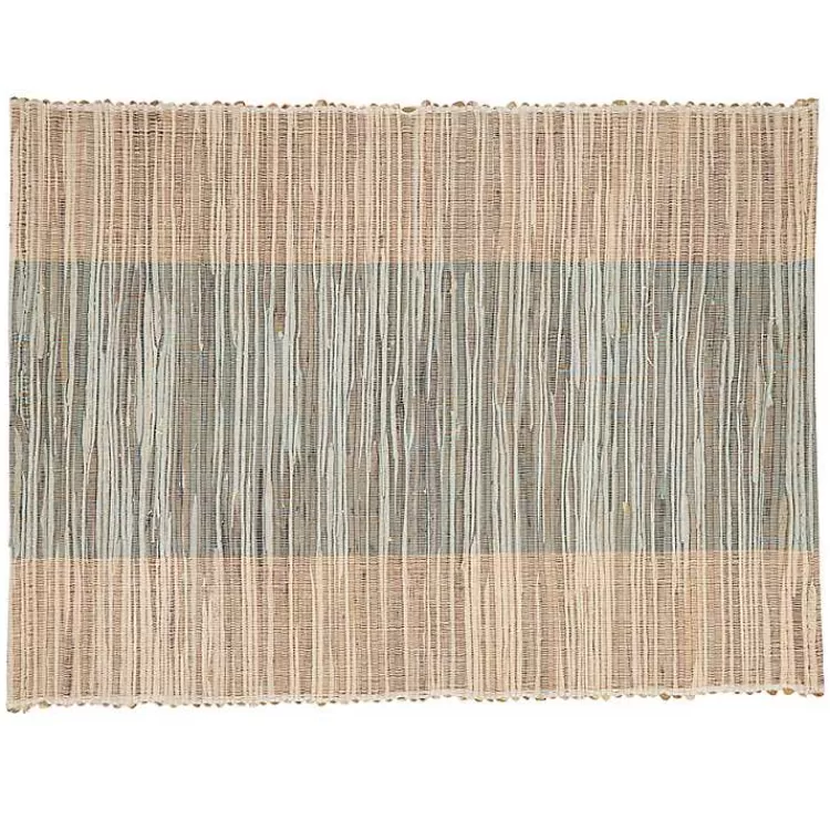 Indigo Banded 4-pc. Placemat Set>Kirklands Home Sale