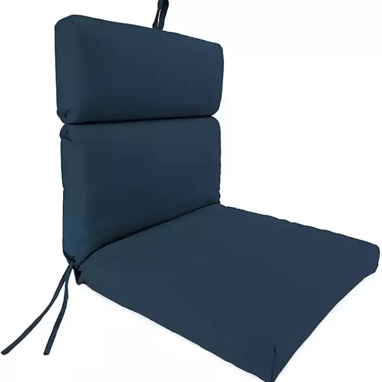 Indigo Canvas French Edge Outdoor Chair Cushion>Kirklands Home Best