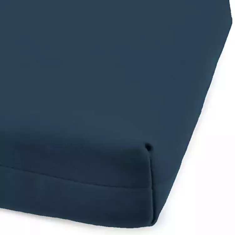 Indigo Canvas French Edge Outdoor Chaise Cushion>Kirklands Home Hot