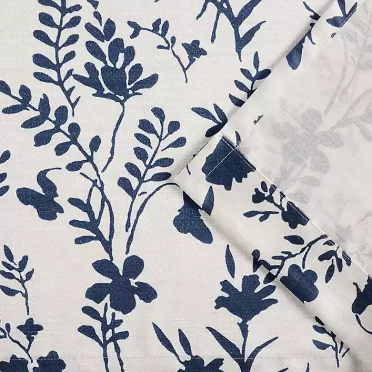 indigo_floral_pc_curtain_panel_set__in_3.webp Indigo Floral 2-pc. Curtain Panel Set, 96 in.>Kirklands Home Best Sale