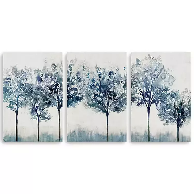 Indigo Forest Light Canvas Art Prints, 32x48>Kirklands Home Discount