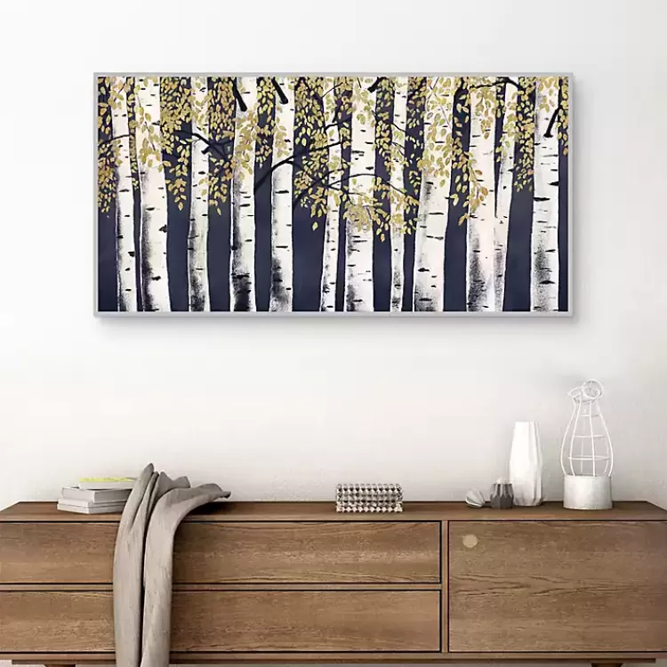 indigo_fresh_forest_framed_canvas_art_print_2.webp Indigo Fresh Forest Framed Canvas Art Print>Kirklands Home Clearance