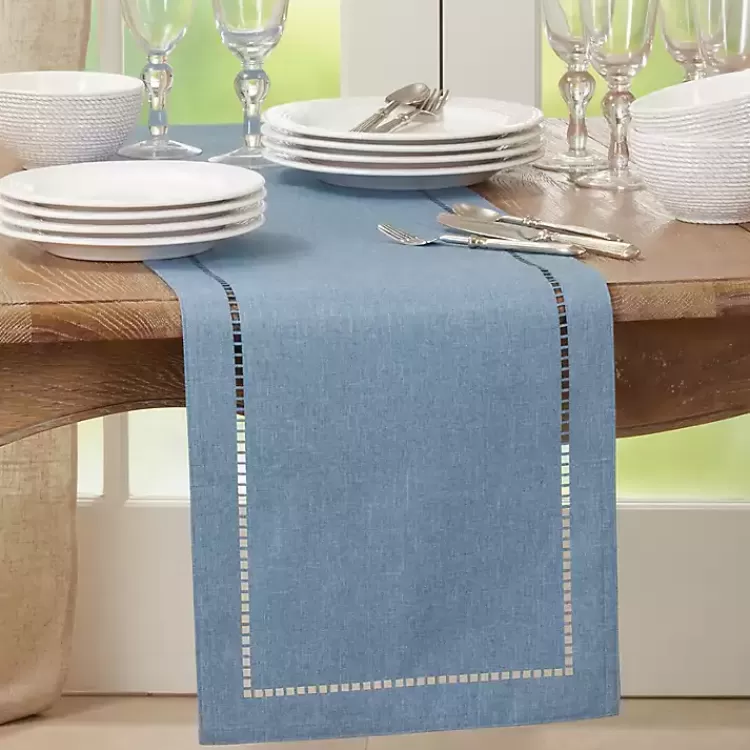indigo_hemstitch_border_table_runner_2.webp Indigo Hemstitch Border Table Runner>Kirklands Home Flash Sale