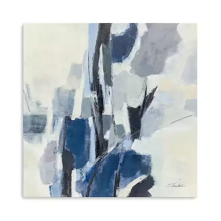 Indigo Mosaic Canvas Art Print>Kirklands Home New