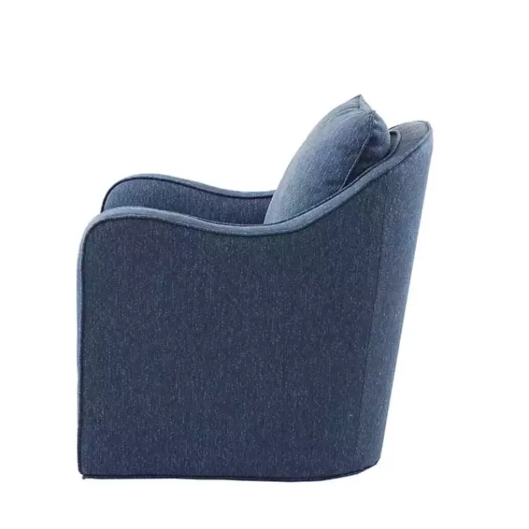 indigo_swivel_upholstered_wide_seat_accent_chair_3.webp Indigo Swivel Upholstered Wide Seat Accent Chair>Kirklands Home Online