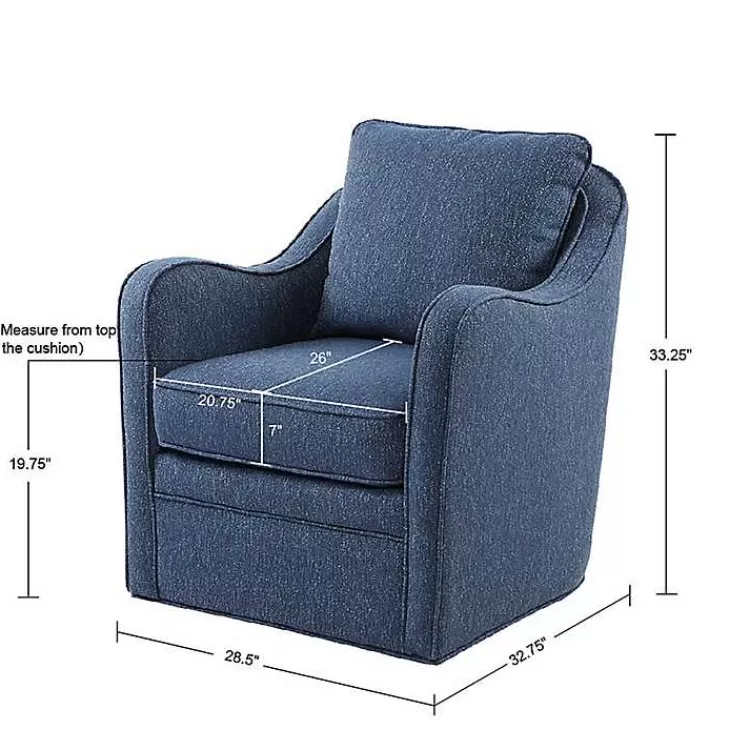 indigo_swivel_upholstered_wide_seat_accent_chair_7.webp Indigo Swivel Upholstered Wide Seat Accent Chair>Kirklands Home Online