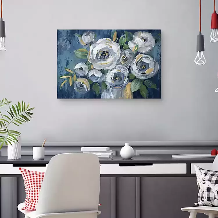 indigo_touch_of_gold_canvas_art_print_x_in_2.webp Indigo Touch of Gold Canvas Art Print, 36x24 in.>Kirklands Home Online