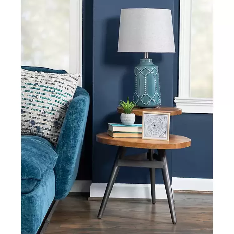 industrial_twotiered_gunmetal_accent_table_7.webp Industrial Two-Tiered Gunmetal Accent Table>Kirklands Home Store