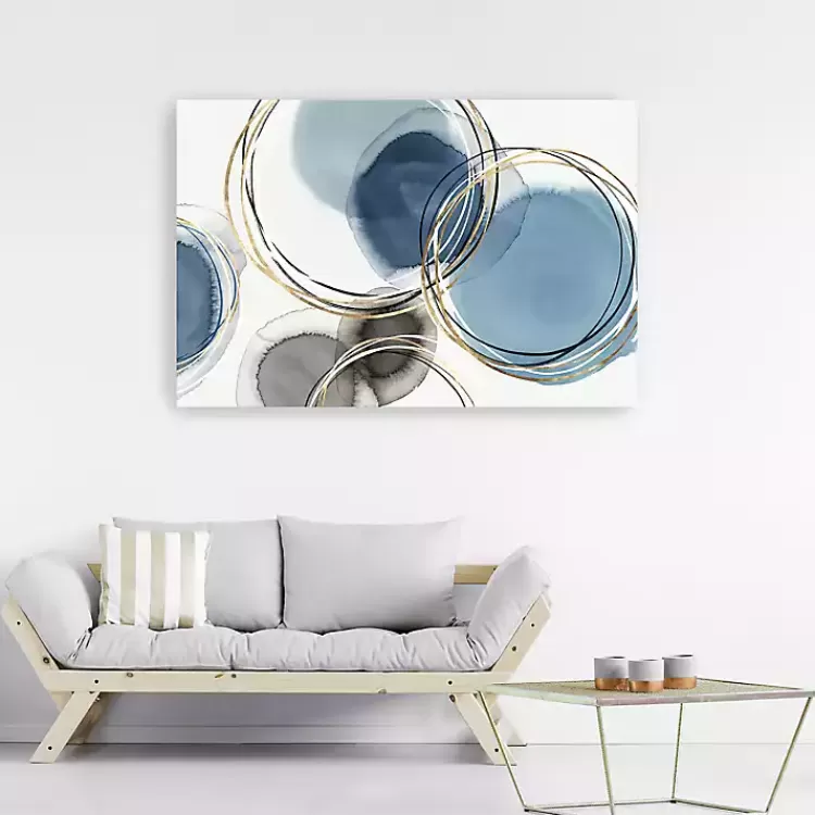 Infinity Indigo II Canvas Art Print>Kirklands Home Discount