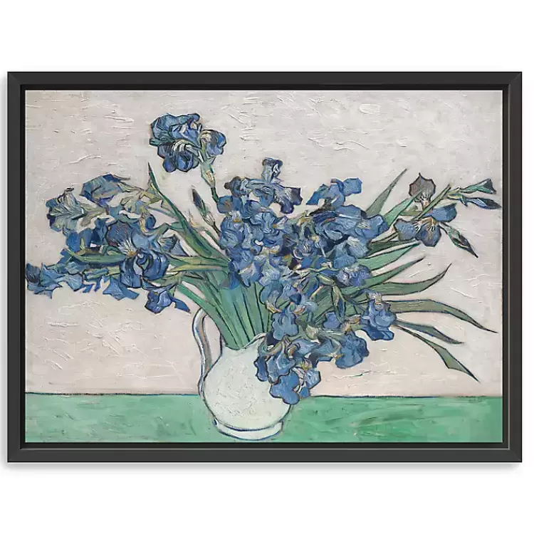 Irises II Framed Canvas Art Print, 42x32 in.>Kirklands Home Store