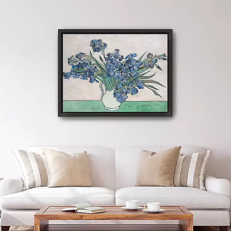 Irises II Framed Canvas Art Print, 42x32 in.>Kirklands Home Store