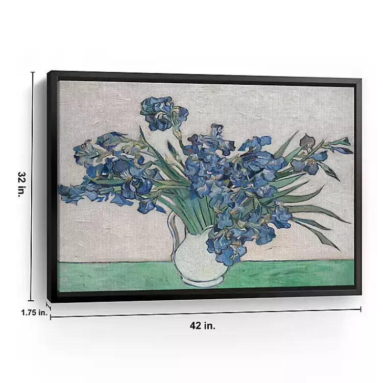 irises_ii_framed_canvas_art_print_x_in_2-1.webp Irises II Framed Canvas Art Print, 42x32 in.>Kirklands Home Store