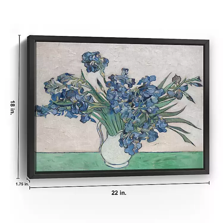 irises_ii_framed_canvas_art_print_x_in_2.webp Irises II Framed Canvas Art Print, 22x18 in.>Kirklands Home New