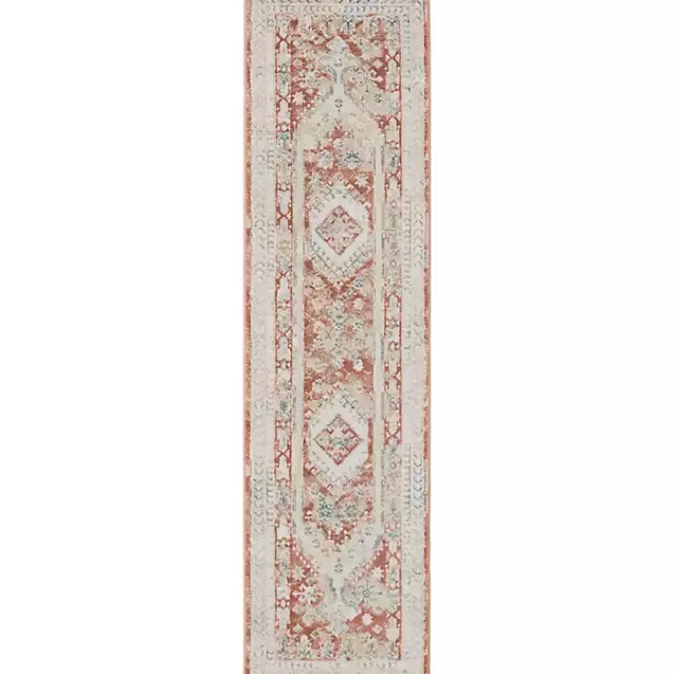 Irsia Rust Traditional Serged Runner, 2x8>Kirklands Home Outlet