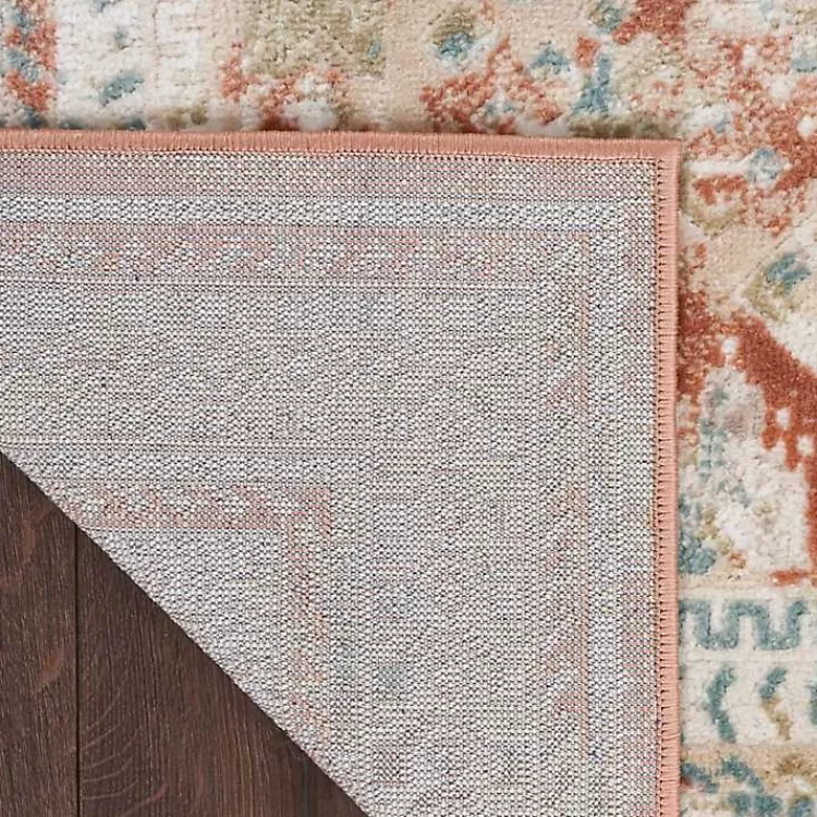 irsia_rust_traditional_serged_runner_x_2.webp Irsia Rust Traditional Serged Runner, 2x8>Kirklands Home Outlet