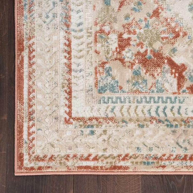 irsia_rust_traditional_serged_runner_x_3.webp Irsia Rust Traditional Serged Runner, 2x8>Kirklands Home Outlet
