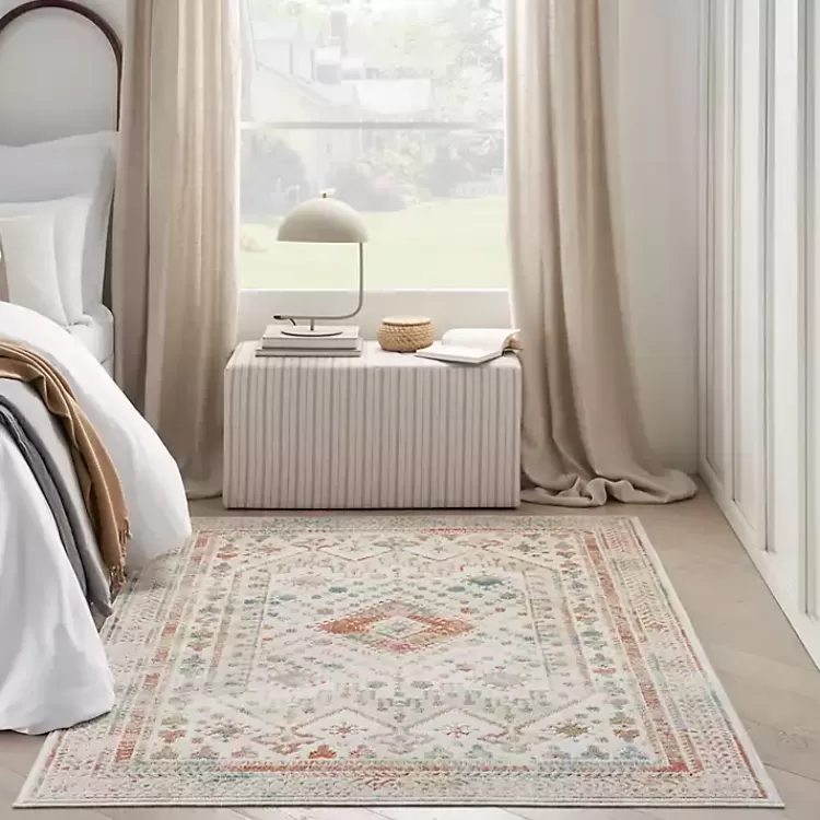 irsia_white_traditional_area_rug_x_7.webp Irsia White Traditional Area Rug, 5x7>Kirklands Home Hot