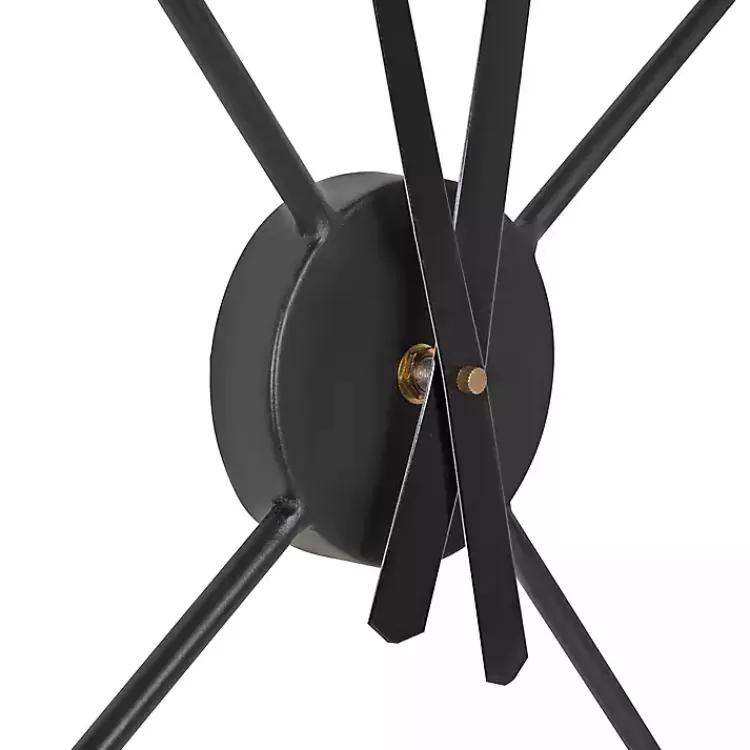 isaac_black_modern_wall_clock_2.webp Isaac Black Modern Wall Clock>Kirklands Home Store