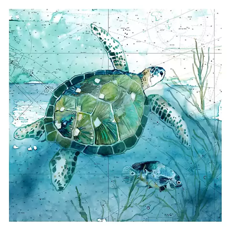 Island Swim I Giclee Canvas Art Print>Kirklands Home Fashion