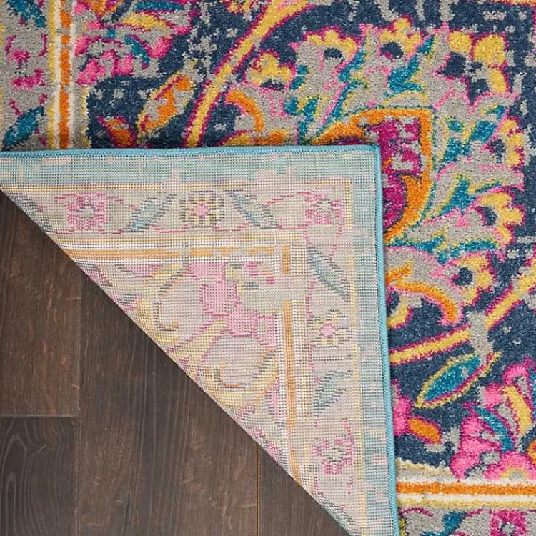 ivory__multi_floral_medallion_area_rug_x_2.webp Ivory & Multi Floral Medallion Area Rug, 6x9>Kirklands Home Fashion