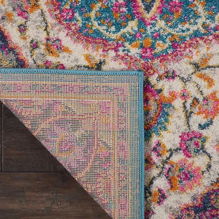 ivory__multi_floral_medallion_runner_x_2.webp Ivory & Multi Floral Medallion Runner, 2x10>Kirklands Home Flash Sale