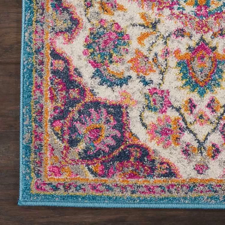 ivory__multi_floral_medallion_runner_x_3.webp Ivory & Multi Floral Medallion Runner, 2x10>Kirklands Home Flash Sale