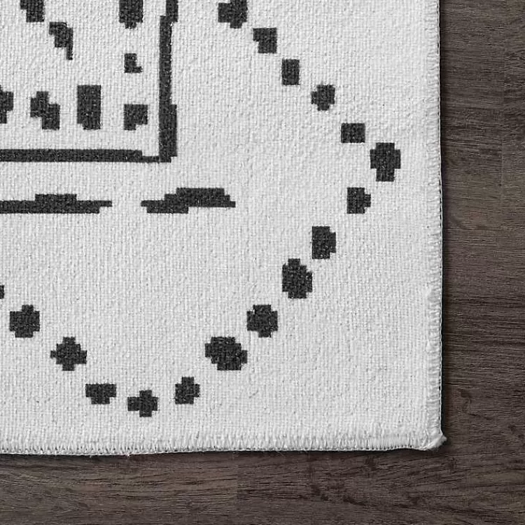 ivory_and_black_diamond_washable_area_rug_x_5.webp Ivory and Black Diamond Washable Area Rug, 4x6>Kirklands Home Hot